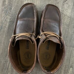 Men’s Brown Leather Clarks Shoes